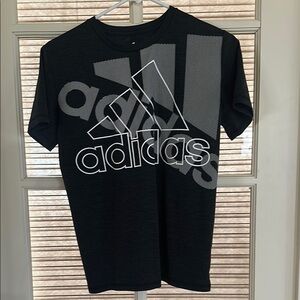 Adidas Men's Black Graphic T-Shirt